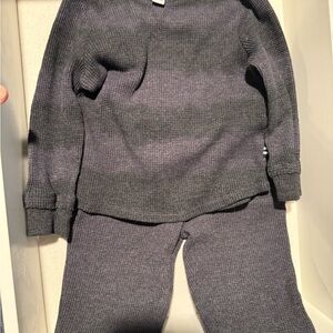Splendid Charcoal Knit Ensemble